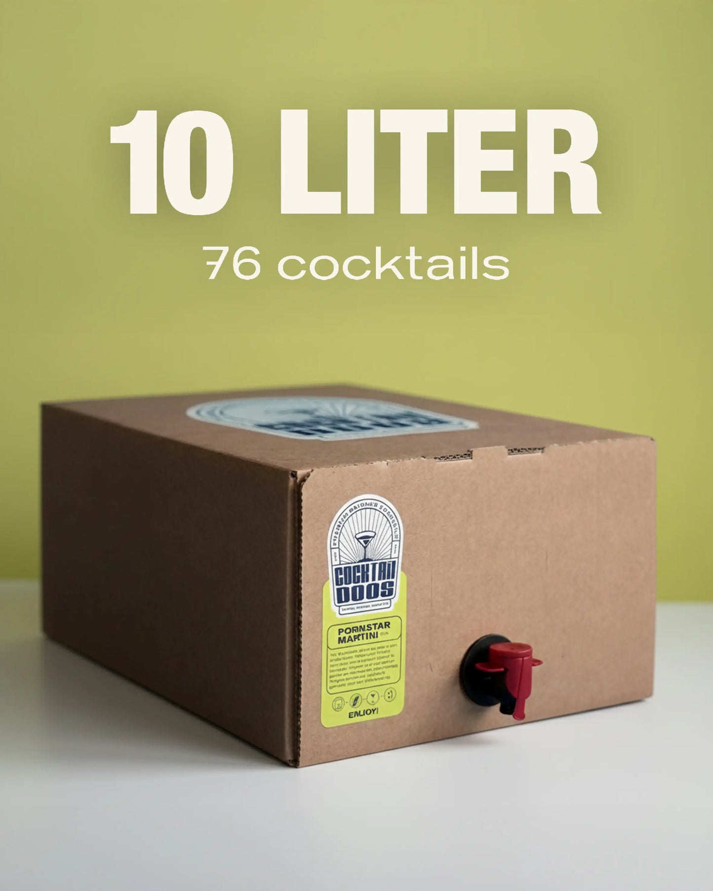 Cocktaildoos 10 Liter | Ambachtelijk & Vers